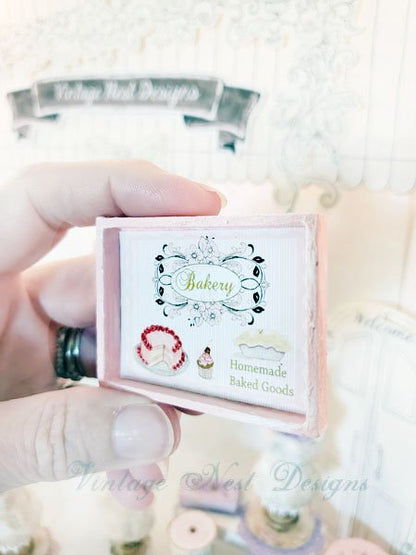 Bakery Sweets No.4:2 Dollhouse Miniature Handmade image 1