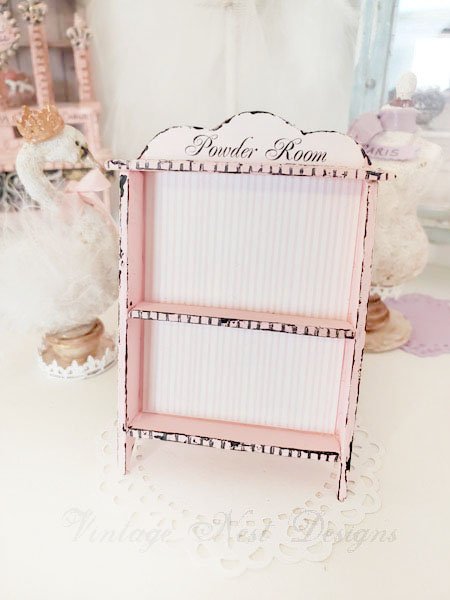 Cabinet Shelf No.93 Dollhouse Miniature Handmade image 2