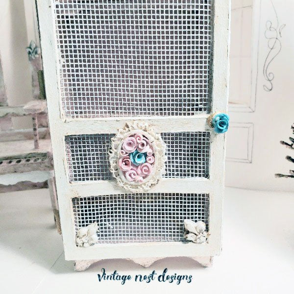 Cabinet No.69 Dollhouse Miniature Handmade image 1