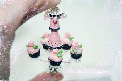 Chandelier No.3 Dollhouse Miniature Handmade image 4