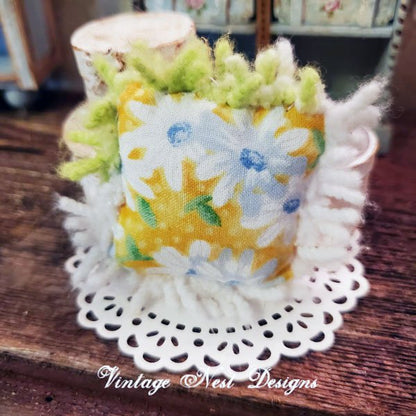 Pillow No.17 Dollhouse Miniature Handmade image 2