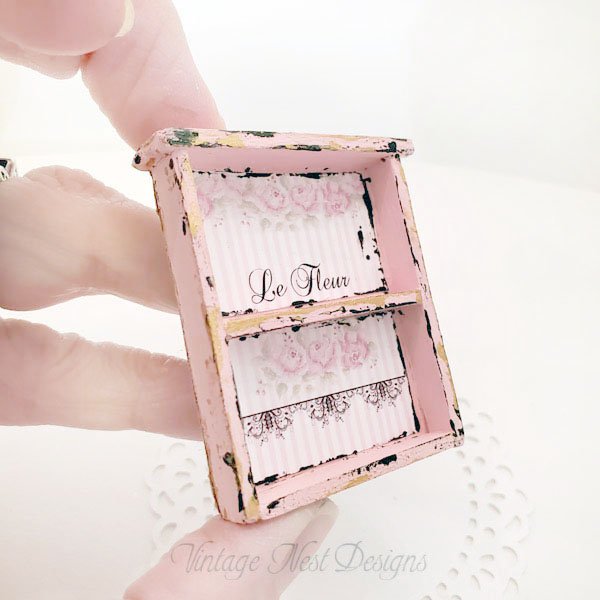 Shelf No.76 Dollhouse Miniature Handmade image 1