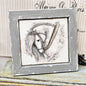 Andalusian Horse No.1:5 Dollhouse Miniature Handmade Wooden Framed Art image 0