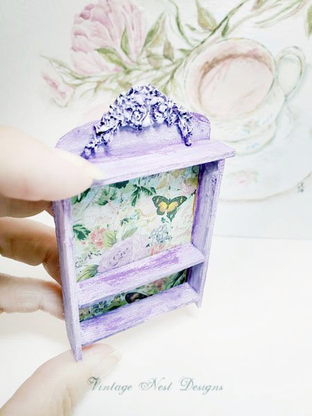 Shelf No.95 Dollhouse Miniature Handmade image 2