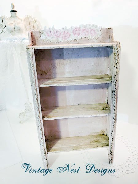Wooden Cabinet No.88 Dollhouse Miniature Handmade image 5