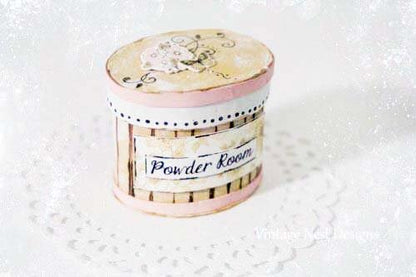 Hat Band Box No.43 Dollhouse Miniature Handmade image 3