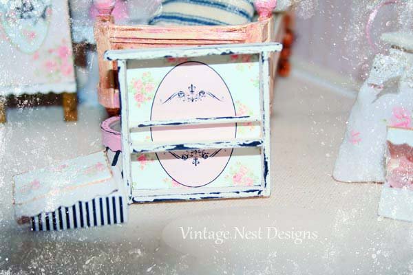 Shelf No.6 Dollhouse Miniature Handmade image 0