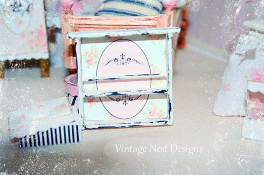Shelf No.6 Dollhouse Miniature Handmade image 0