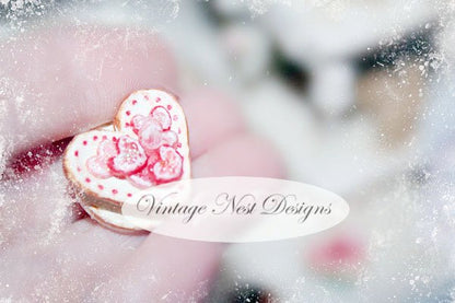 Valentine Heart Cookies No.1 Dollhouse Miniature Handmade image 5