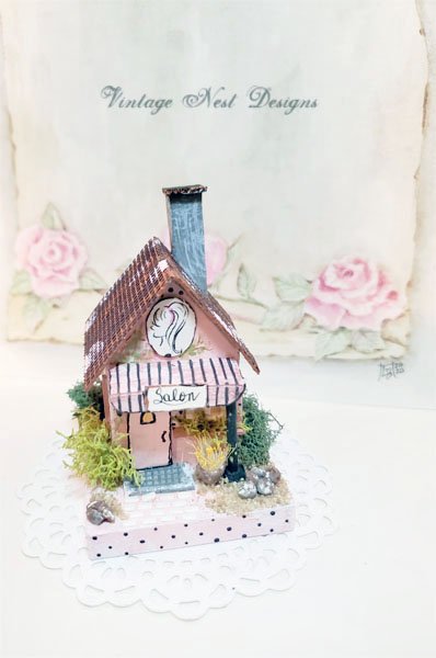 Putz House No.37 Salon Handmade Miniature image 8