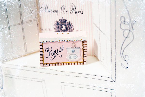 Box No.30 Dollhouse Miniature Handmade image 0