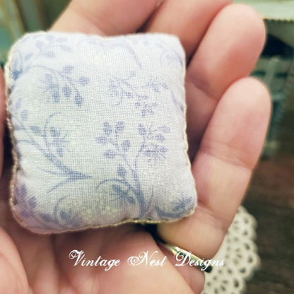 Pillow No.6 Dollhouse Miniature Handmade image 2