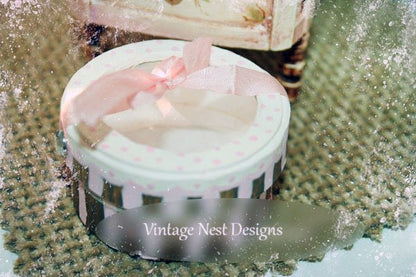 Hat Box No.18 Dollhouse Miniature Handmade image 3