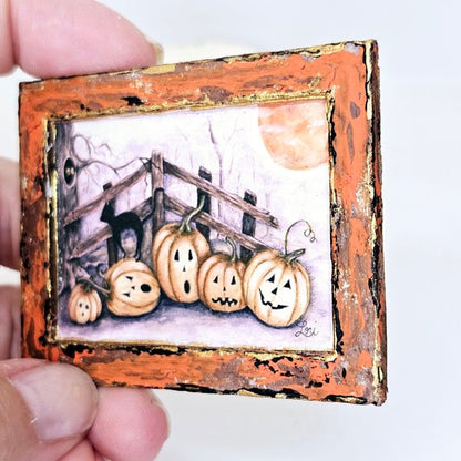Halloween Pumpkins No.6:5 Dollhouse Miniature image 5