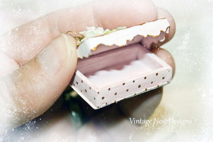 Box No.19 Dollhouse Miniature Handmade image 1