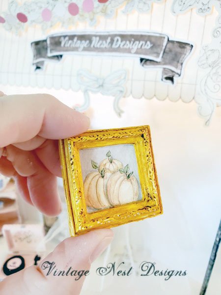 Pumpkins No.1:2 Dollhouse Miniature Handmade image 3