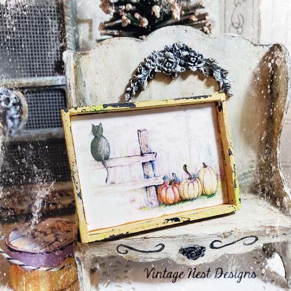 Pumpkin Patch No.1:1 Dollhouse Miniature Handmade image 1