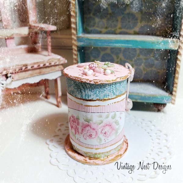 Box No.92 Dollhouse Miniature Handmade image 0