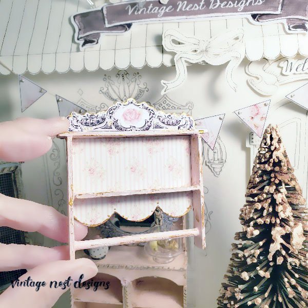 Shelf No.70 Dollhouse Miniature Handmade image 3