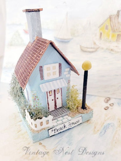 Putz House No.39 Handmade Miniature image 0