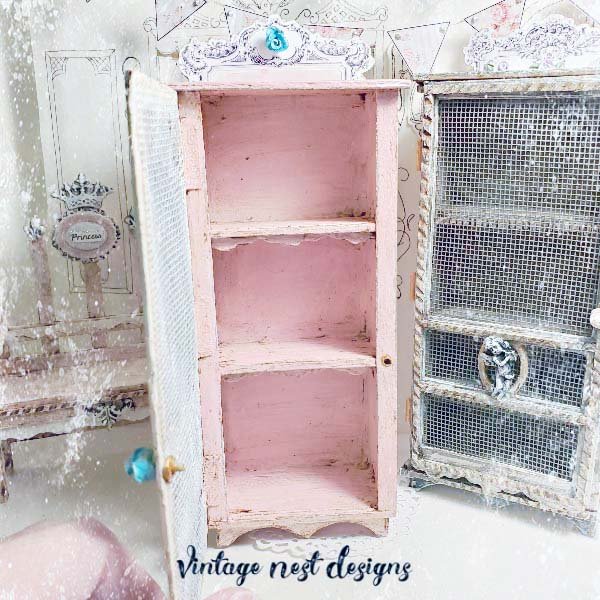 Cabinet No.69 Dollhouse Miniature Handmade image 3