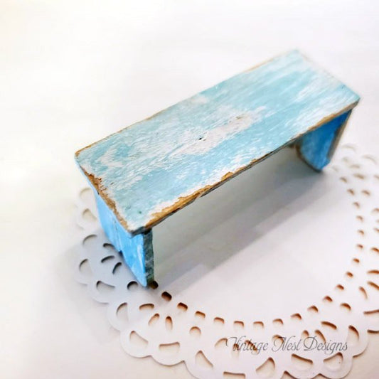 Bench No.11 Dollhouse Miniature Handmade image 0
