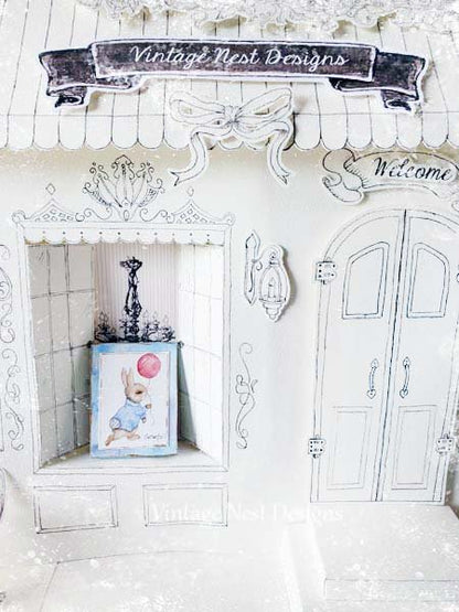 Nursery Cottontail Rabbit No.1:1 Dollhouse Miniature Handmade image 7