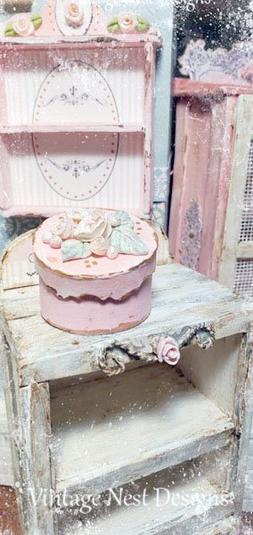 Box No.57 Dollhouse Miniature Handmade for Dolls image 0
