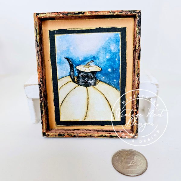 Dollhouse Miniature Pumpkin Kitty No.1:2 image 5