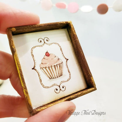 Cupcake No.41 Dollhouse Miniature Handmade image 5