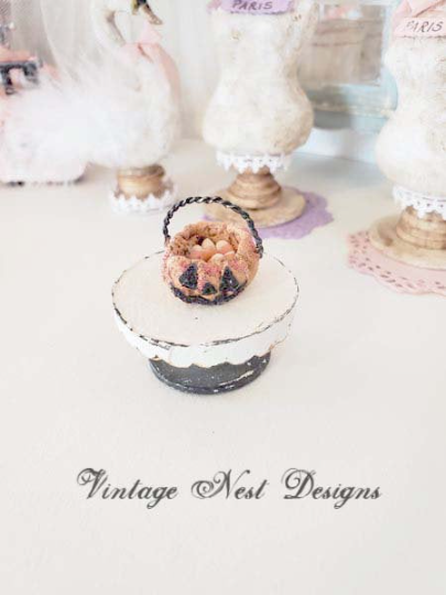 Porcelain Pumpkin No.4 Dollhouse Miniature Handmade image 5