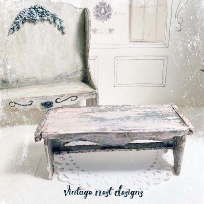 Bench No.8 Dollhouse Miniature Handmade image 4