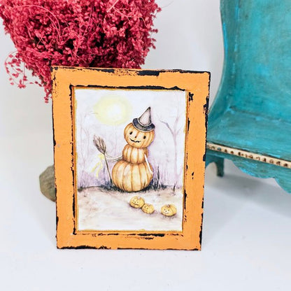 Halloween Pumpkins No.5:5 Dollhouse Miniature Handmade image 1