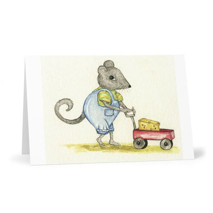 Nursery Mouse No.1 Digital Prints Watercolor Painting image 1