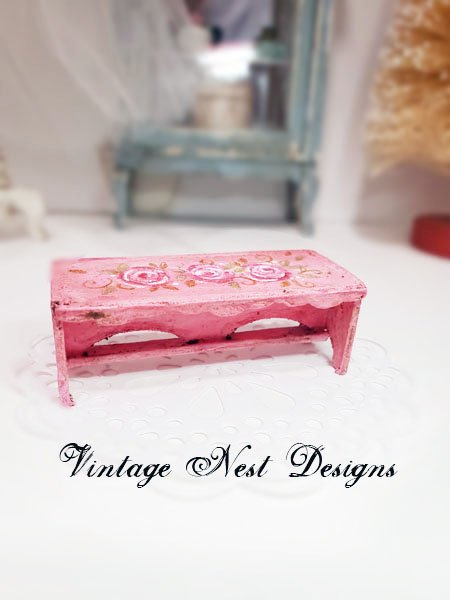 Bench No.21 Dollhouse Miniature Handmade image 0