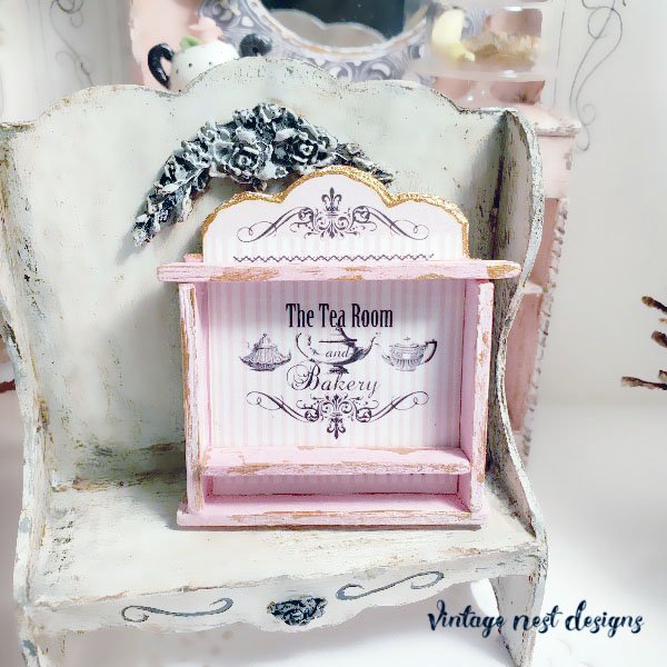 Shelf No.69 Dollhouse Miniature Handmade image 0