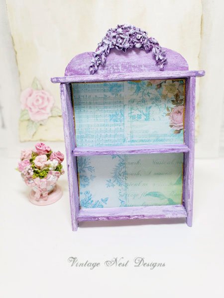 Shelf No.97 Dollhouse Miniature Handmade image 1