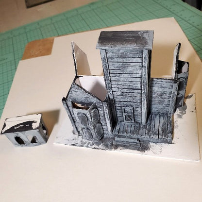 Haunted Halloween Dollhouse Mansion No.1 Handmade Miniature image 16