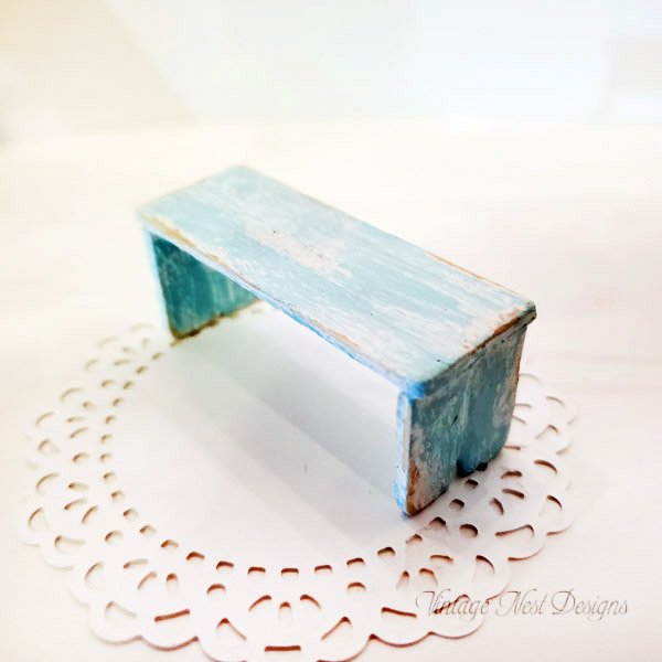 Bench No.11 Dollhouse Miniature Handmade image 3