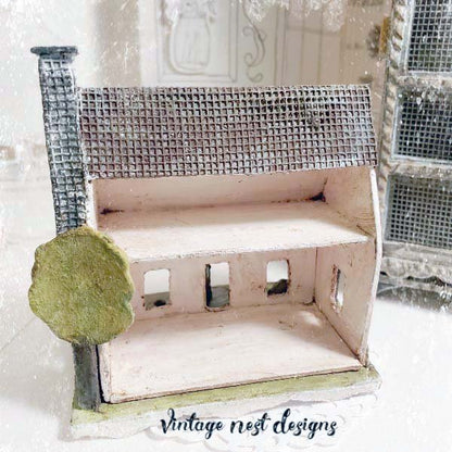 Shabby Pink Dollhouse No.3 Handmade Miniature image 8