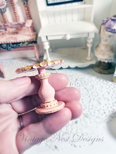 Side Table No.2 Dollhouse Miniature Handmade image 4