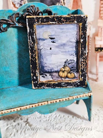 Halloween Pumpkins No.3:2 Dollhouse Miniature image 3