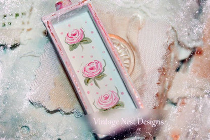 Drawer No.1 Hand Painted Dollhouse Miniature Handmade image 0