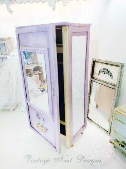 Amoire Wardrobe No.2 Dollhouse Miniature Handmade image 6