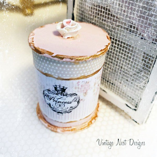 Box No.98 Dollhouse Miniature Handmade image 1