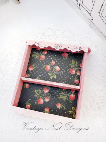 Cabinet Shelf No.105 Dollhouse Miniature Handmade image 3