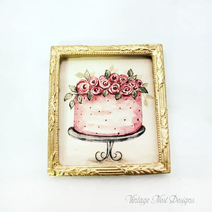 Cake No.7:7 Dollhouse Miniature Handmade image 6