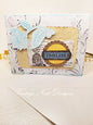 Miscellaneous Card No.4 Greeting Blank Inside Handmade One of a Kind image 0