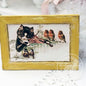 The Cat & The Fiddle No.1:2 Dollhouse Miniature Handmade Wooden Framed Art image 0