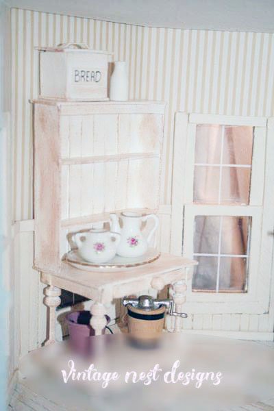 Cabinet No.1 Dollhouse Miniature Handmade image 3